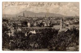 Allemagne --FREIBOURG I. Br-- 1907 -. Vue Générale........timbre...cachet - Freiburg I. Br.