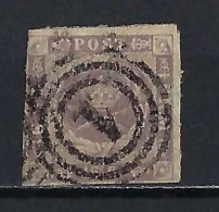 Denmark 1854   16 Sk Grey-violet     VFU - Used Stamps