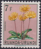 1953 Ruanda-Urundi * Mi:RW-U 148, Sn:RW-U 129, Yt:RW-U 192, Gerbera - Gebraucht