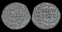 Italy Messina Guglielmo II AE Mezzo Follaro - Feudal Coins