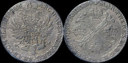 Austrian Netherlands Maria-Theresia 1/2 Kroon (couronne) 1766 - 1714-1794 Österreichische Niederlande