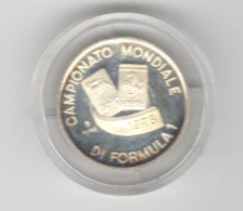 ITALIA MEDAGLIA COMMEMORATIVA IN ARGENTO FERRARI 1976 MODELLO 312 T2 - Altri & Non Classificati