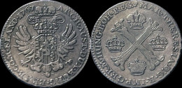 Austrian Netherlands Maria-Theresia 1/2 Kroon (couronne) 1767 - 1714-1794 Österreichische Niederlande