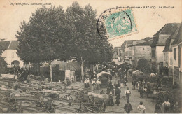 Arzacq * Le Marché * Villageois * 1906 - Andere & Zonder Classificatie