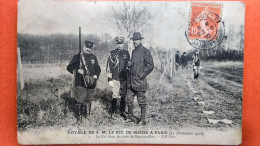 CPA. Chasse. Voyage De S.M.Le Roi De Suède à Paris, Dans Les Tirés De Rambouillet. 1908(AF.504) - Chasse