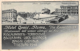 ITALIE - ROMA - ROME - Hôtel GENIO - Cafés, Hôtels & Restaurants
