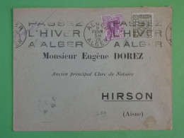 BS9 ALGERIE  BELLE LETTRE 1928  PAR AVION ORAN A HIRSON FRANCE+AFF. PLAISANT++ - Lettres & Documents