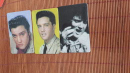 Elvis Presley 3 Phonecards (Mint,New) 2 Scans Rare - Personnages