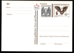 KLEINE HUFEISENNASE LESSER HORSEHOE BAT Österreich Postkarte P550 Postfrisch Feinst 2001 Kat.4,00€ - Bats