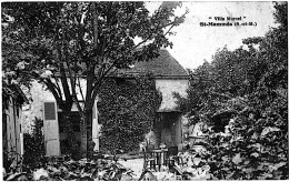 Saint Mammes Seine Et Marne Villa Marcel Allée Table Jardin 1910 état Superbe - Saint Mammes