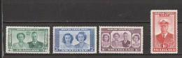 Swaziland  1947 Visita Reale Serie 44/47 MNH** - Swaziland (...-1967)