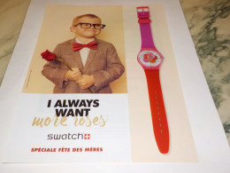 ANCIENNE PUBLICITE  MONTRE SWATCH 2016 - Other & Unclassified