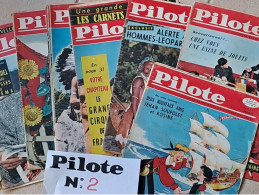 Equivalent Recueil Relié Album PILOTE N°2 Du N°14 Au 26  1960 32 Pages Tous COMPLETS Dimpre Serpolet - Pilote