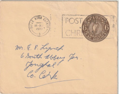 1969 Ireland/Irland 6d Postal Stationery Envelope From Dublin To Cork - High Catalogue Value - Postal Stationery