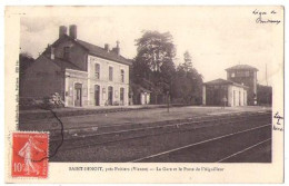 (86) 278, Saint St Benoit, Robuchon 829 Bis, La Gare Et Le Poste De L'Aiguilleur - Saint Benoît