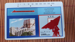 Phonecard 1000 Units Used Rare ! - Syrien