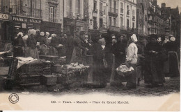 CP INDRE ET LOIRE - TOURS N°159 MARCHE - PLACE DU MARCHE - Marchés