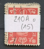 Grande Bretagne - Great Britain - Großbritannien Lot 1937-47 Y&T N°210A - Michel N°199 (o) - Lot De 15 Timbres - Hojas & Múltiples