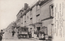 CP INDRE ET LOIRE - AZAY LE RUDEAU - HOTEL DU GRAND MONARQUE - PROPRIETAIRE JACQUET - Autres & Non Classés