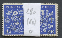 Grande Bretagne Lot 1953 Y&T N°280 - Michel N°275 (o) - 4p Couronnement De La Reine Elisabeth II - Lot De 10 Timbres - Sheets, Plate Blocks & Multiples