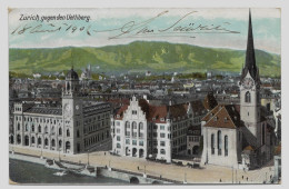 Zürich Gegen Den Uetliberg Gelaufen 1902      G823 - Laufen-Uhwiesen 