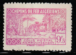 ALGERIE - COLIS POSTAUX - N°154 ** (1944-45) 9f50 Lilas  "Sans Contrôle Des Recettes" - Colis Postaux