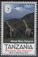 TANZANIA 1998 - 1v - MNH - Giraffes Giraffe Girafes Giraffen Girafe Giraffe Jirafa Jirafas - Mammals - Fauna One Earth - Girafes