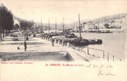 BELGIQUE -DINANT - La Meuse En Aval - Editeur Jules Nahrath - Carte Postale Ancienne - Dinant