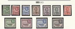 Protettorato Somaliland 1961 Con Sovrapprezzo Serie 109/119 MNH** - Somaliland (Herrschaft ...-1959)