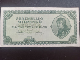 Hongrie 100  Millions B Pengo 1946  Neuf  Ttb + - Hongrie