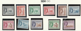 Protettorato Somaliland 1953 Local Motives Serie 121/131  MNH** - Somaliland (Protectorate ...-1959)