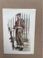 GRENADIERS - Wachtdienst Aan De Koninklijke Paleizen 1962 - HISTORIA - Illustr. James Thiriar - Uniformes