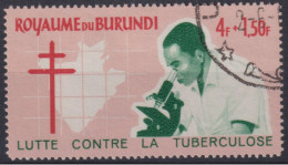 1965 Burundi,Mi:BI 138, Sn:BI B10, Yt:BI 119, Kampf Gegen Tuberkulose / Fight Against Tuberculosis - Usados