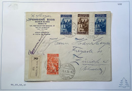 Sa.46, 45, 41 1935 CONGRESSO GIURIDICO INTERNAZIONALE  Lettera  (Vatican Vaticano Italia Cover Juriste Law Jurist - Storia Postale