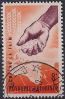 1963 Burundi, Mi:BI 49A, Sn:BI 43, Yt:BI 50, Freedom From Hunger / Freiheit Vom Hunger - Oblitérés