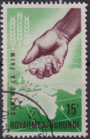 1963 Burundi, Mi:BI 50A, Sn:BI 44, Yt:BI 51, Freedom From Hunger / Freiheit Vom Hunger - Gebraucht