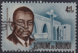 1966 Burundi, Mi:BI 211A, Sn:BI B23, Yt:BI 168, Prince Loius, Memorial - Used Stamps