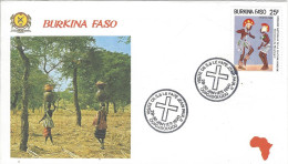 Envellope Visite Du Pape Jean Paul II BURKINA FASO N° 718 Y & T - Burkina Faso (1984-...)