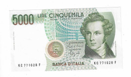 REPUBBLICA 5000 LIRE "VINCENZO BELLINI" 4.01.1985 FDS - 5000 Lire