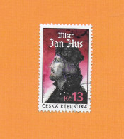 CZECH REPUBLIC 2015  Gestempelt°Used  MiNr. 850 "Jan Hus - Reformator Der Katholischen Kirche " - Gebruikt