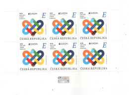 Czech Republic 2023 - Peace, Europa CEPT, 6-block, MNH - Blocchi & Foglietti