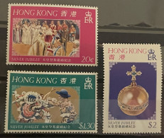 HONG KONG - MNH** -  1977  #  331/333 - Unused Stamps