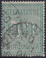 Italy 1884 Sc J21 Italia Sa S15 Postage Due Used - Impuestos