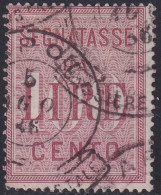 Italy 1884 Sc J23 Italia Sa S16 Postage Due Used Napoli Cancel - Taxe
