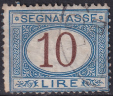 Italy 1874 Sc J19 Italia Sa S14 Postage Due Used Creases - Strafport