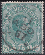Italy 1884 Sc Q4 Italia Sa Pacchi 4 Parcel Post Used Napoli Cancel - Paketmarken
