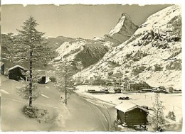 Postal Suiza, Zermatt Und Matterhorn, Circulada Con Sello. 7-3ay299 - Matt