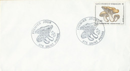 1er Jour FDC Saint-Pierre Et Miquelon N°475 Hygrophore Des Prés - 14 Février 1987 - FDC