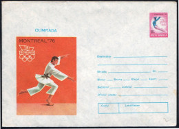 ROMANIA 1976 - OLYMPIC GAMES MONTREAL 1976 - STATIONARY: JUDO - MINT - G - Judo