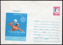 ROMANIA 1976 - OLYMPIC GAMES MONTREAL 1976 - STATIONARY: WATER POLO - MINT - G - Waterpolo